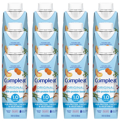 Compleat Original Unflavored Tube Feeding Formula 8.45 oz. Carton
