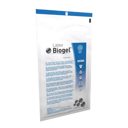 Surgical Glove Biogel M Sterile Latex Standard Cuff Length Micro-Textured Straw Not Chemo Approved