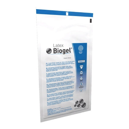 Surgical Glove Biogel M Sterile Latex Standard Cuff Length Micro-Textured Straw Not Chemo Approved