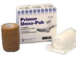Primer Unna Pack Zinc Oxide Unna Boot & Self-Adherent Bandage System 4 Inch x 10 Yard / 3 Inch x 5 Yard