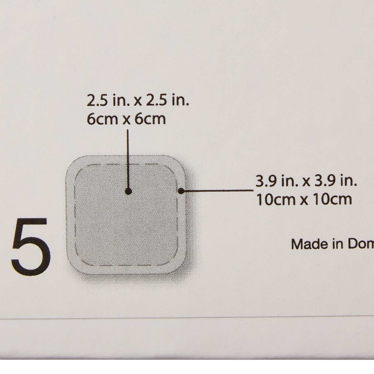 DuoDERM CGF Border Hydrocolloid Dressing 2-1/2 x 2-1/2 Inch Sterile Square Dressing