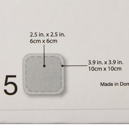 DuoDERM CGF Border Hydrocolloid Dressing 2-1/2 x 2-1/2 Inch Sterile Square Dressing