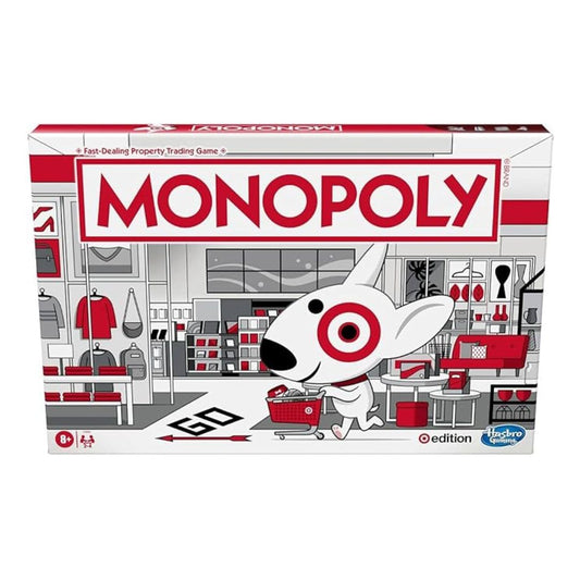 Monopoly Game: Target Edition – Exclusive Target-Themed Family Board Game by Hasbro