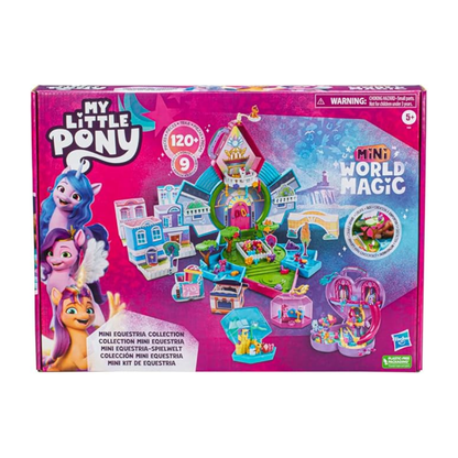 My Little Pony Mini Magic World Playset – Mini Equestria Collection with 120+ Pieces for Kids Ages 5+