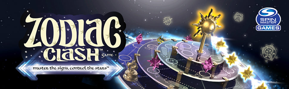 Zodiac Clash Strategic 3D Solar System Board Game – Zodiac Power Game for 2 or 4 Players Ages 8+