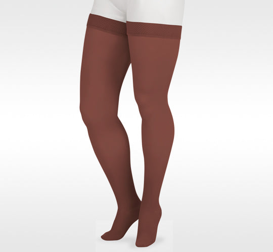 Full Foot Thigh High Compression Stockings