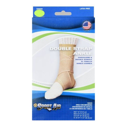 Ankle Support Sport Aid Hook and Loop Strap Closure Foot