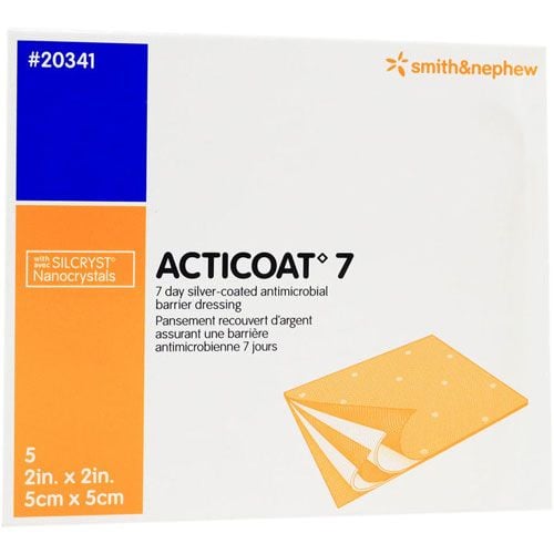 Acticoat 7 Day Silver Dressing, 2" x 2" – Smith & Nephew