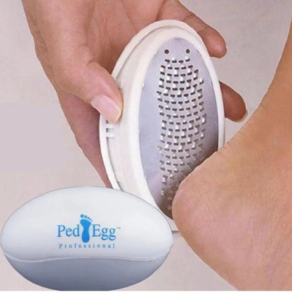 Ped Egg Ultimate Pedicure Foot File Professional Callus Remover with Precision Micro-Files