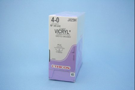 Absorbable Suture with Needle Coated Vicryl Polyglactin 910 PC-5 3/8 Circle Precision Conventional Cutting Needle Size