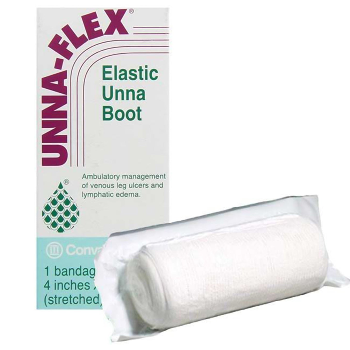 Unna-Flex Stretch Unna Boot Zinc Oxide 3 Inch x 10 Yard Elastic Gauze Bandage