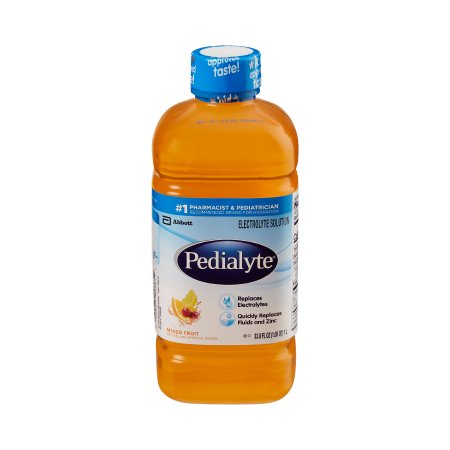 Oral Electrolyte Solution Pedialyte Classic Mixed Fruit Flavor 33.8 oz. Electrolyte