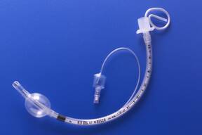 Cuffed Endotracheal Tube Flexi-set Safety Clear Plus 320 mm Length Curved 7.0 mm Adult Murphy Eye