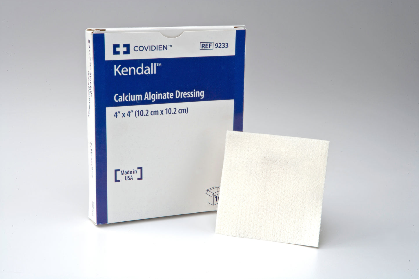 Kendall Calcium Alginate Dressing 4 x 4 Inch Sterile Square Wound Dressing