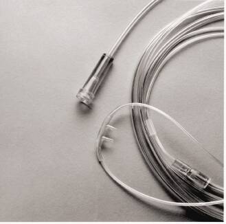 Nasal Cannula Salter-Style Pediatric Curved Prong / NonFlared Tip 7 Foot O2 Line