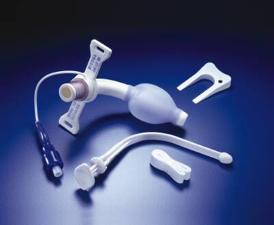 Cuffed Tracheostomy Tube Bivona Mid-Range Aire-Cuf Disposable IC Size