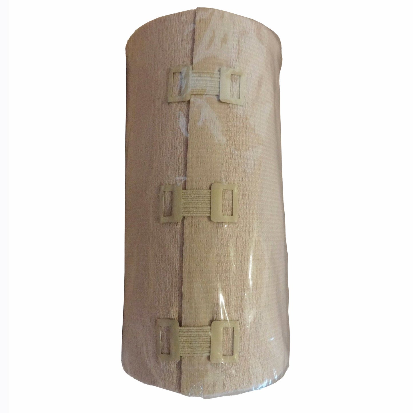 Flex-Master Elastic Compression Bandage 6 Inch x 11 Yard Tan Clip Closure Standard Compression Non-Sterile Extended Wide Support Wrap