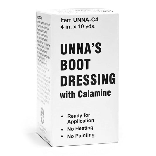 Graham-Field Unna Boot Zinc Oxide and Calamine Bandage 4 Inch x 10 Yard NonSterile