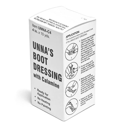 Graham-Field Unna Boot Zinc Oxide and Calamine Bandage 4 Inch x 10 Yard NonSterile