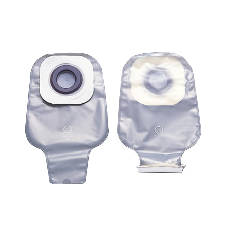 Colostomy Pouch Karaya 5 One-Piece System 12 Inch Length 7/8 Inch Stoma Drainable Convex, Pre-Cut