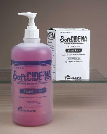 Antimicrobial Soap SoftCIDE Liquid 16 oz. Pump Bottle Unscented