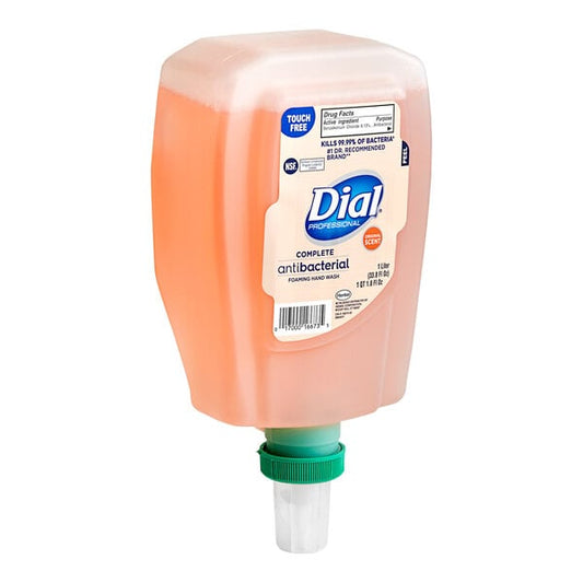 Antibacterial Soap Dial Complete Professional Foaming 1,000 mL Dispenser Refill Bottle Original Scent