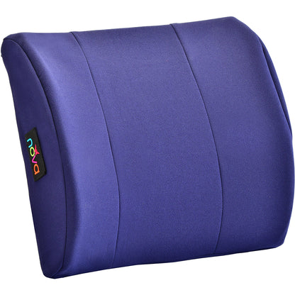 Memory Foam Lumbar Cushion Blue and Black