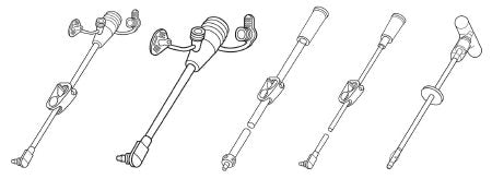 Bolus Enteral Feeding Extension Tube Set MIC-Key With Cath Tip, SECUR-LOK Straight Connector and Clamp