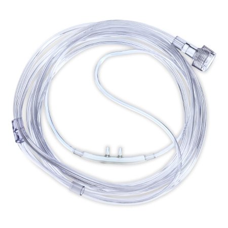 Nasal Cannula Softech Pediatric Straight Prong / Flared Tip 7 Foot O2 Line