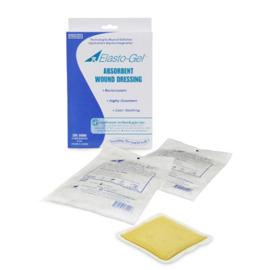 Elasto-Gel Hydrogel Wound Dressing Sheet 4 x 4 Inch Sterile