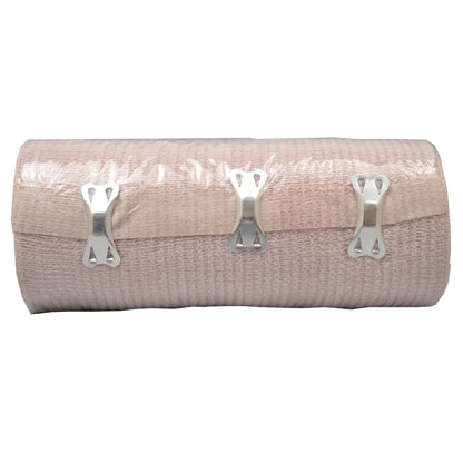 REB Elastic Bandage 6 Inch x 10 Yard Double Length Tan Standard Compression NonSterile