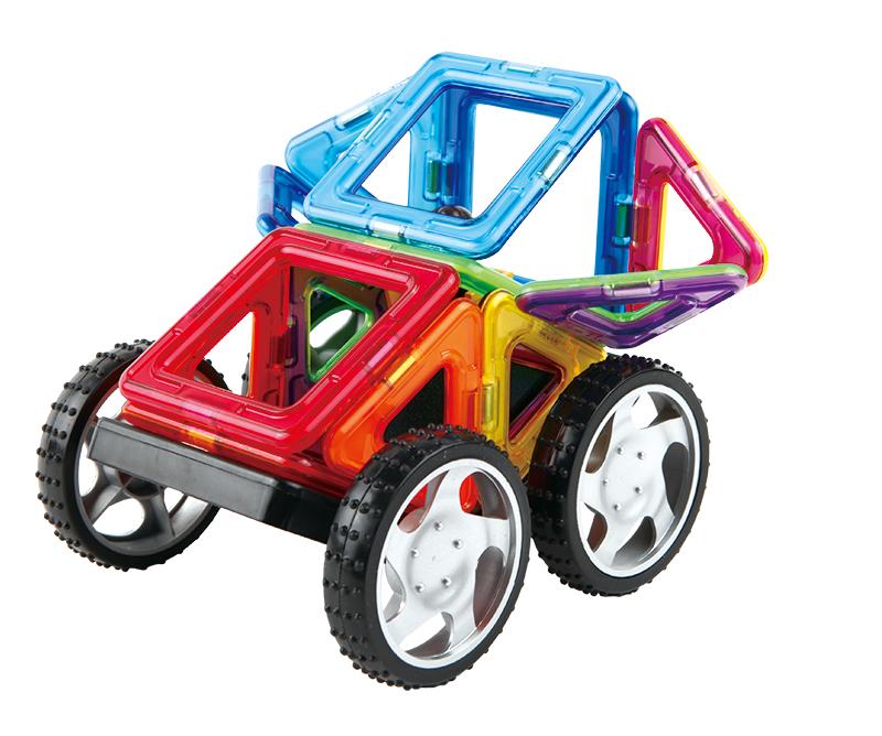 Magformers WOW Set 16-Piece Magnetic Construction Toy – STEM Learning Building Set for Kids 3+