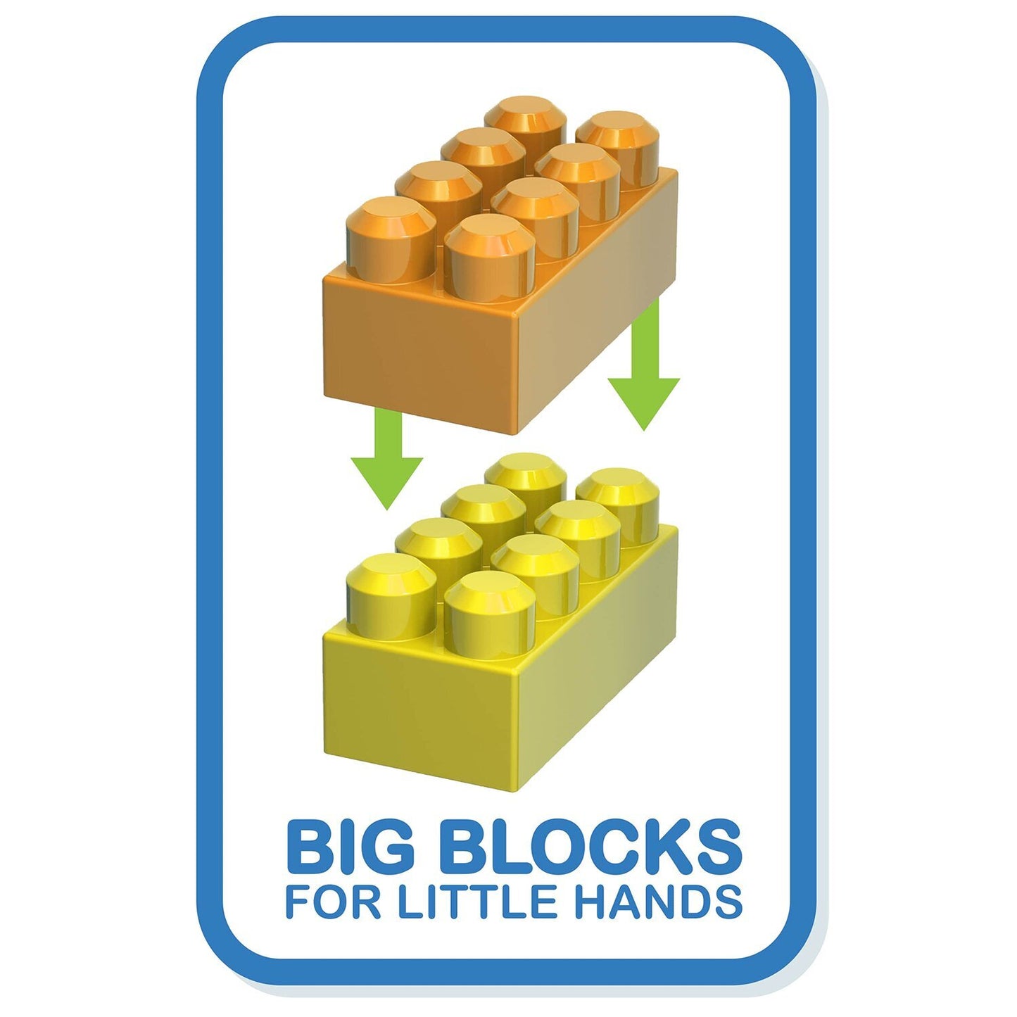 CoComelon JJ 10-Piece Block Set for Toddlers – Educational Building Blocks for Ages 18 Months+