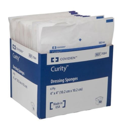 Curity Nonwoven Sponge 3 x 4 Inch 6-Ply Sterile – 2 Per Pack