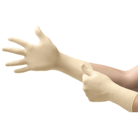 Exam Glove Ultra One NonSterile Latex Extended Cuff Length Textured Fingertips White Not Rated