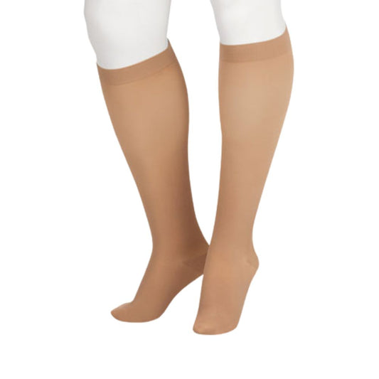 Juzo Soft Knee High Compression Socks 20-30 mmHg Full Foot Silicone Border Compression Stockings
