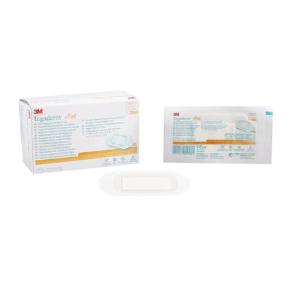 3M Tegaderm +Pad Transparent Film Dressing with Pad 2-3/8 x 4 Inch Sterile