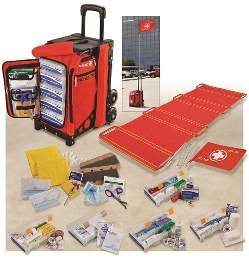 MobileAid Mobile Emergency First Aid Station – 260 Piece Trauma Response Kit