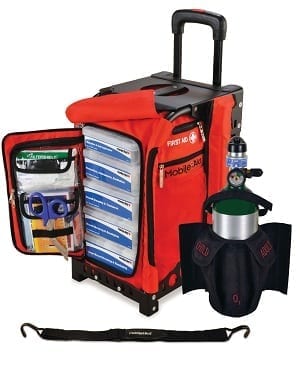 MobileAid Mobile Emergency First Aid Station – 260 Piece Trauma Response Kit