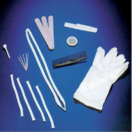 Infection Control Glove One Size Fits Most Cotton White NonBeaded Cuff NonSterile