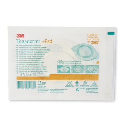 3M Tegaderm +Pad Transparent Film Dressing with Pad 3-1/2 x 4 Inch Sterile