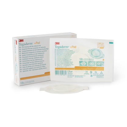 3M Tegaderm +Pad Transparent Film Dressing with Pad 3-1/2 x 4 Inch Sterile