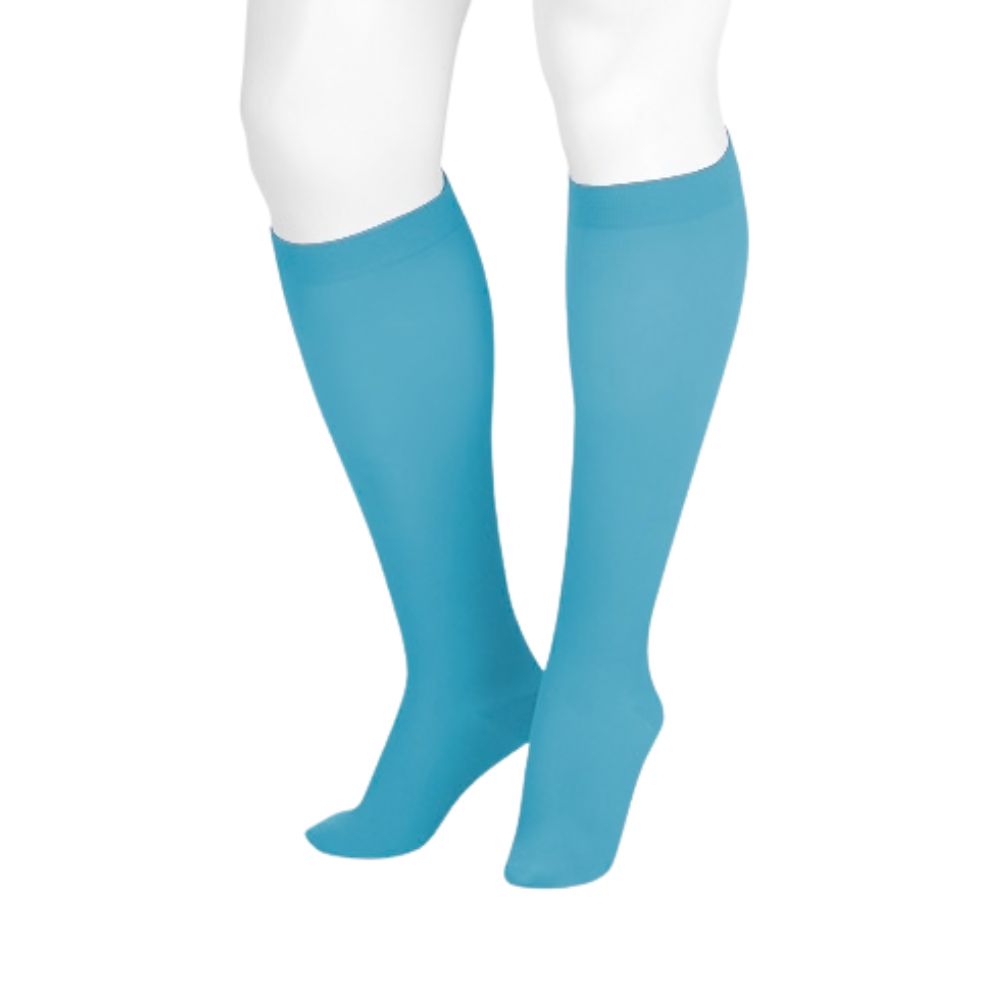 Juzo Dynamic Compression Stockings Knee High 20-30 mmHG Max Foll Foot 5 cm Short with Silicone Top Band