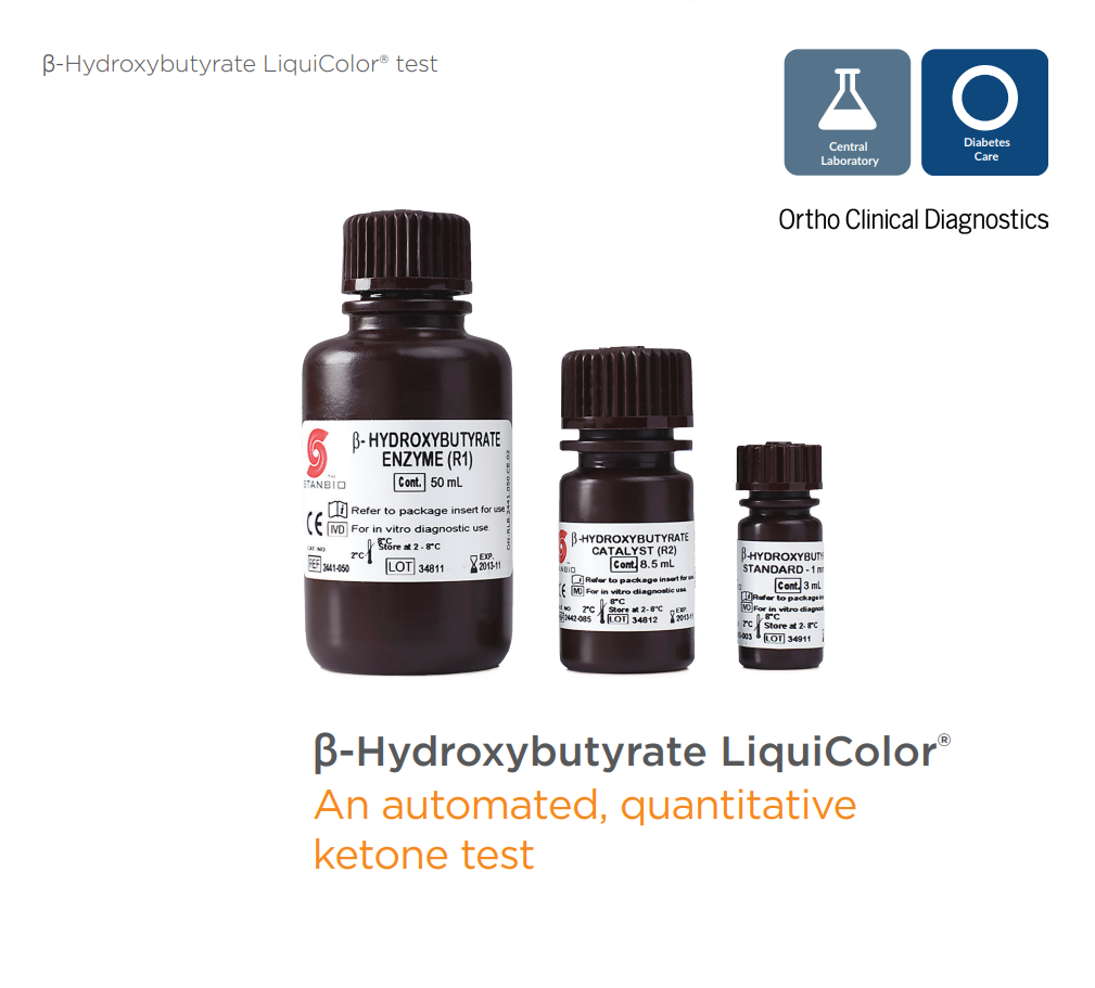 General Chemistry Reagent LiquiColor Beta-Hydroxybutyrate For Vitros 5600 / Vitros 4600 System