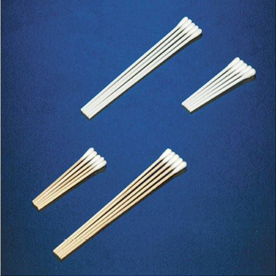 Sterile Cotton Tip Swabsticks 6 Inch Wood Shaft – 10 Pack