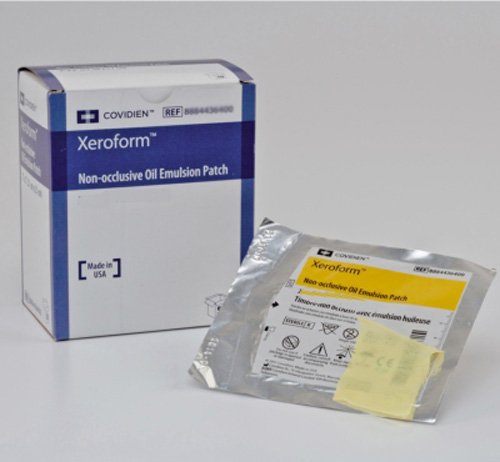 Xeroform Non-Occlusive Petrolatum Impregnated Dressing 5 x 9 Inch Sterile Fine Mesh Gauze