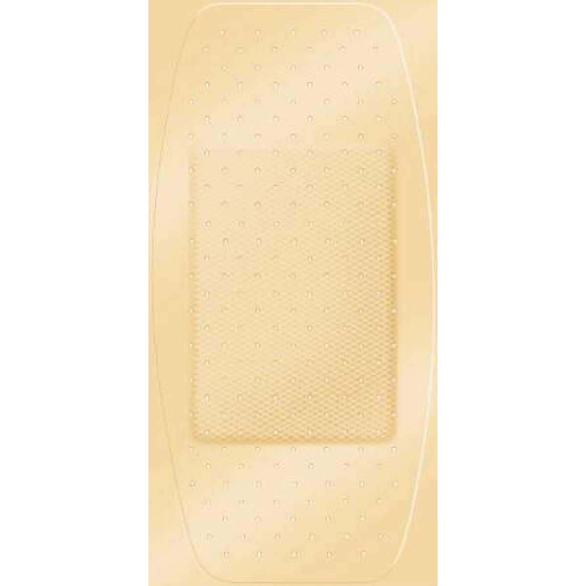Careband Sheer Plastic Adhesive Strip 2 x 4 Inch Sterile Clear Extra-Large Wound Bandage