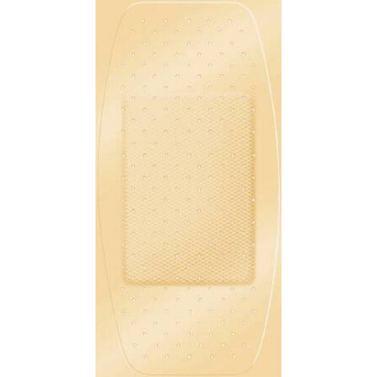 Careband Sheer Plastic Adhesive Strip 2 x 4 Inch Sterile Clear Extra-Large Wound Bandage