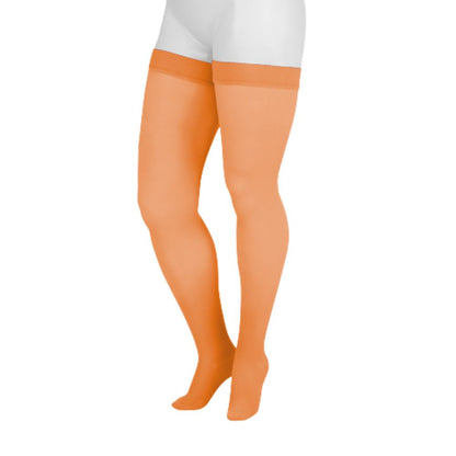 Juzo Dynamic Compression Stockings Tigh High 30-40 mmHG Full Foot with Silicone Top Band