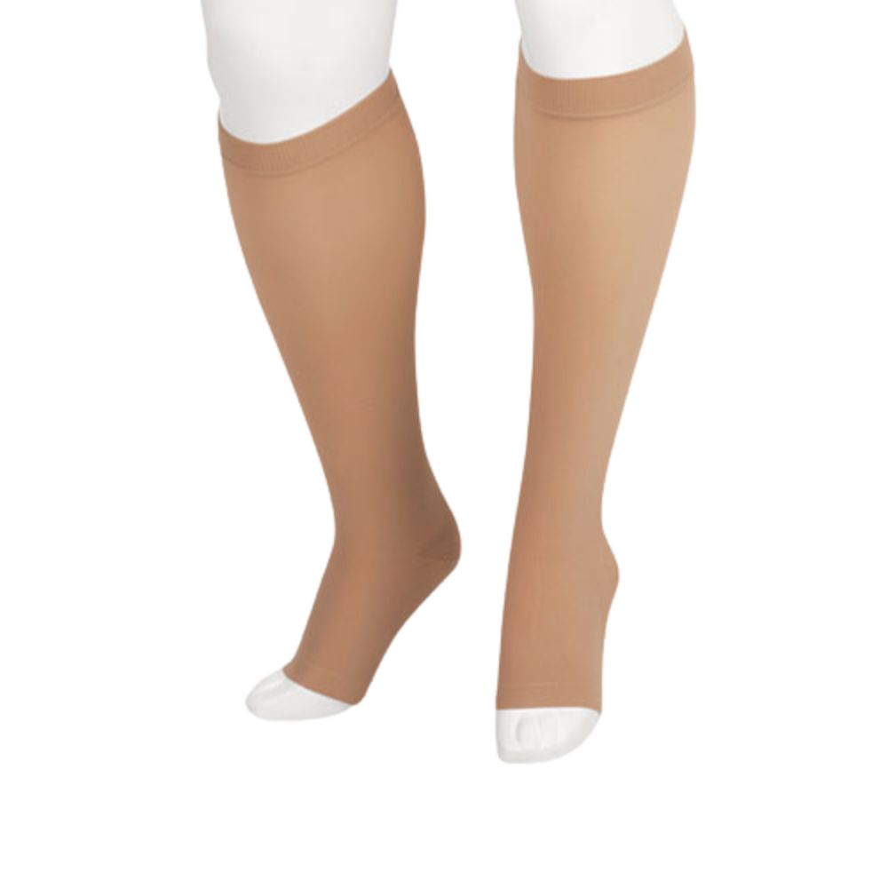 Compression Stockings: Juzo Soft 15-20 mmHg Knee Open Toe in Short